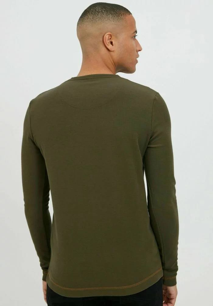 INDICODE JEANS IDAMBROSIUS - T-shirt à Manches Longues - Army 3 INDICODE JEANS IDAMBROSIUS - T-shirt à Manches Longues - Army – Image 3