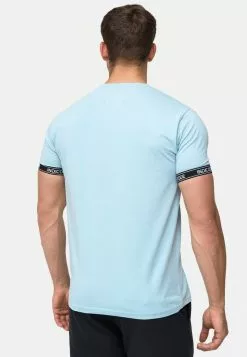 INDICODE JEANS LUTZY - T-shirt Imprimé - Blue Wave -INDICODE JEANS Boutique 22520be70a6448978269539592bd9f8e