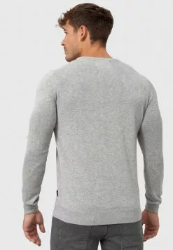 INDICODE JEANS Sweatshirt - Light Grey Mix -INDICODE JEANS Boutique 229cefd6524447699e83947eaa761e8b