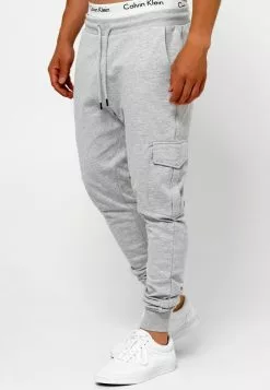 INDICODE JEANS BENDNER - Pantalon Cargo - Lt Grey Mix -INDICODE JEANS Boutique 22f5edacb49741978923766f19496640