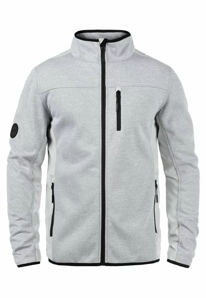 INDICODE JEANS IDESHER - Sweat à Capuche Zippé - Light Grey 3 INDICODE JEANS IDESHER - Sweat à Capuche Zippé - Light Grey – Image 3