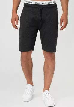 INDICODE JEANS ECKERD - Short - Charcoal Mix