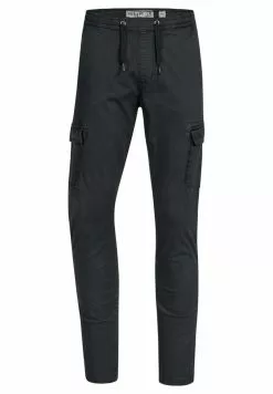 INDICODE JEANS BROADWICK - Pantalon Cargo - Black -INDICODE JEANS Boutique 23262111567f40cb93ffeed5727f2347