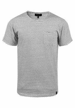 INDICODE JEANS IDALBIN - T-shirt Imprimé - Black -INDICODE JEANS Boutique 23d5d6538fe74abca50e47340ccd2bb8