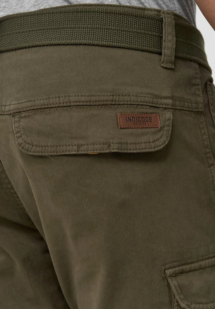INDICODE JEANS MATHEN - Pantalon Cargo - Army 3 INDICODE JEANS MATHEN - Pantalon Cargo - Army – Image 3