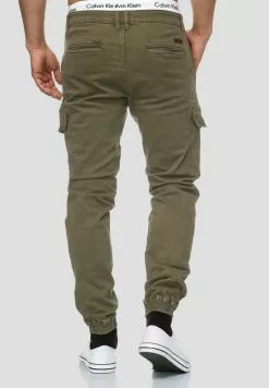 INDICODE JEANS AUGUST - Pantalon Cargo - Army -INDICODE JEANS Boutique 2558c465ace44f9dbdd3a890a7d5eecc