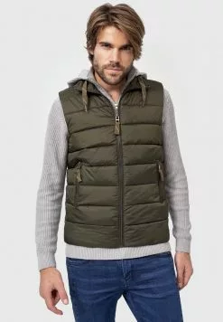 INDICODE JEANS STOCKTON - Veste Sans Manches - Army