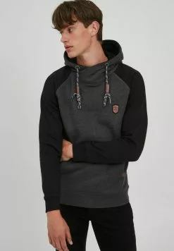 INDICODE JEANS IDTONEY - Sweat à Capuche - Charcoal Mix