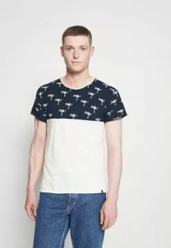 INDICODE JEANS CHARLTON - T-shirt Imprimé - Navy