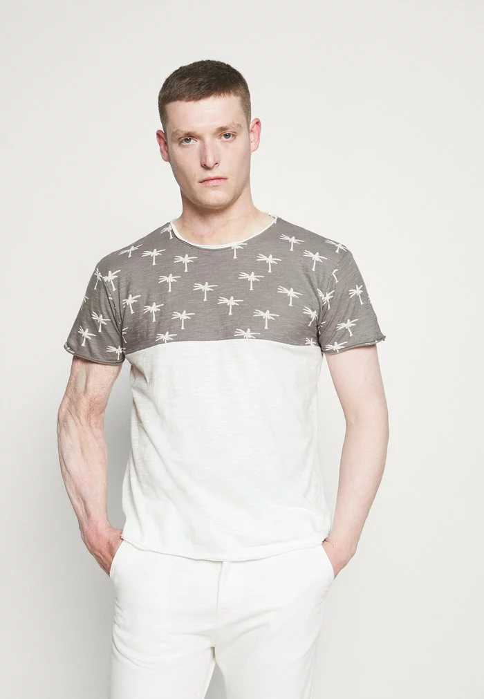 INDICODE JEANS CHARLTON - T-shirt Imprimé - Dark Grey 1 INDICODE JEANS CHARLTON - T-shirt Imprimé - Dark Grey