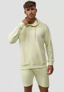 INDICODE JEANS BENTLEY - Sweat à Capuche - Lime Cream -INDICODE JEANS Boutique 280fa04d9b9b4658849f587aa711b042