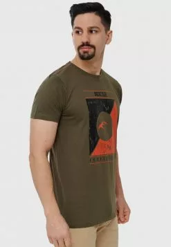 INDICODE JEANS T-shirt Imprimé - Army 11 INDICODE JEANS T-shirt Imprimé - Army -INDICODE JEANS Boutique 28925c997bea42dc8795d1601845743a