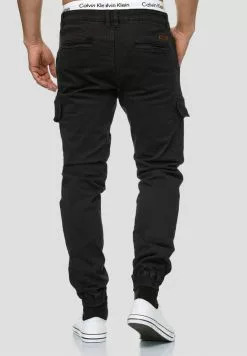 INDICODE JEANS Pantalon Cargo - Black -INDICODE JEANS Boutique 291946432ff54def83b9d0f6bf750b1a