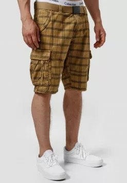 INDICODE JEANS MONROE - Short - Amber Check -INDICODE JEANS Boutique 29678a4f8c2b4e75b895bade536b7d27