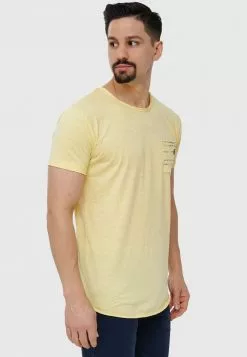 INDICODE JEANS MORAN - T-shirt Imprimé - Pale Banana -INDICODE JEANS Boutique 296b57428de248bdb72c934e11d6f669