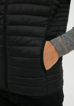 INDICODE JEANS IDDAVIDE - Veste Sans Manches - Black -INDICODE JEANS Boutique 297b247d75874a71a24bf2dea27bc0db