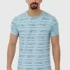 INDICODE JEANS T-shirt Imprimé - Blue Wave