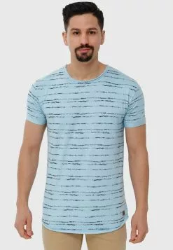 INDICODE JEANS T-shirt Imprimé - Blue Wave