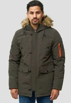 INDICODE JEANS LEICESTER - Veste D'hiver - Dark Green