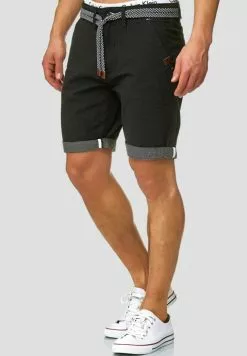 INDICODE JEANS Short - Black