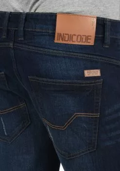 INDICODE JEANS IDQUENTIN - Short En Jean - Dark Blue -INDICODE JEANS Boutique 2a94cf29f0a04a2aba9045a009e4fd7b