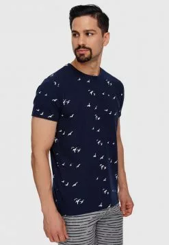 INDICODE JEANS MCFARLAND - T-shirt Imprimé - Navy -INDICODE JEANS Boutique 2a96cd99f99b49e0b88a00b83acf7fb7