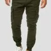 INDICODE JEANS ALEX - Pantalon Cargo - Dark Green