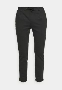 INDICODE JEANS EBERLEIN WITH ROLLED UP - Pantalon Classique - Raven -INDICODE JEANS Boutique 2bbe7223c0624afb96ccc270cc8550d4