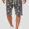 INDICODE JEANS Short - Charcoal Mix