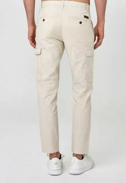 INDICODE JEANS CAGLE - Pantalon Cargo - Off-white -INDICODE JEANS Boutique 2ca3fa1593594ab998f13bb53b4e2d00