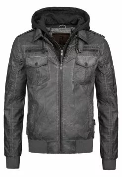INDICODE JEANS AARON - Veste En Similicuir - Dark Grey 11 INDICODE JEANS AARON - Veste En Similicuir - Dark Grey -INDICODE JEANS Boutique 2ca5f0067b4c4f2e85b2f2f26e35f1c2