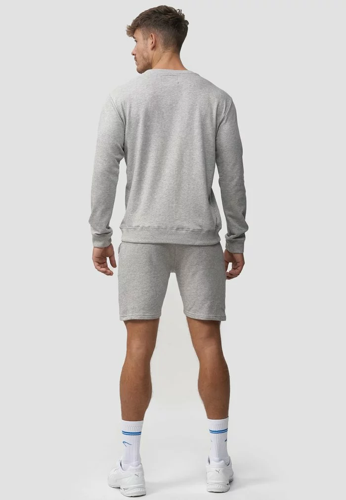 INDICODE JEANS BAXTER - Sweatshirt - Lt Grey Mix 3 INDICODE JEANS BAXTER - Sweatshirt - Lt Grey Mix – Image 3