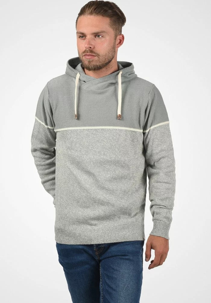 INDICODE JEANS IDLYNDE - Sweat à Capuche - Light Grey 1 INDICODE JEANS IDLYNDE - Sweat à Capuche - Light Grey