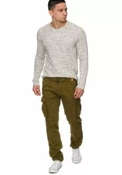 INDICODE JEANS WILLIAM - Pantalon Cargo - Green