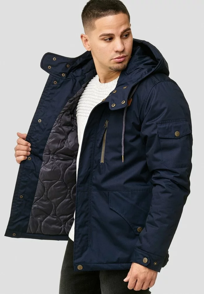INDICODE JEANS ELMHURTS - Veste Mi-saison - Navy 4 INDICODE JEANS ELMHURTS - Veste Mi-saison - Navy – Image 4