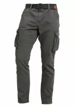 INDICODE JEANS WILLIAM - Pantalon Cargo - Raven -INDICODE JEANS Boutique 2e824b7c33284996af0d29320f81d987