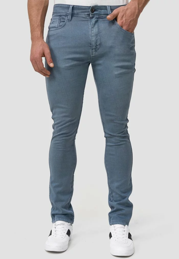 INDICODE JEANS MILOS - Jean Slim - China Blue 1 INDICODE JEANS MILOS - Jean Slim - China Blue