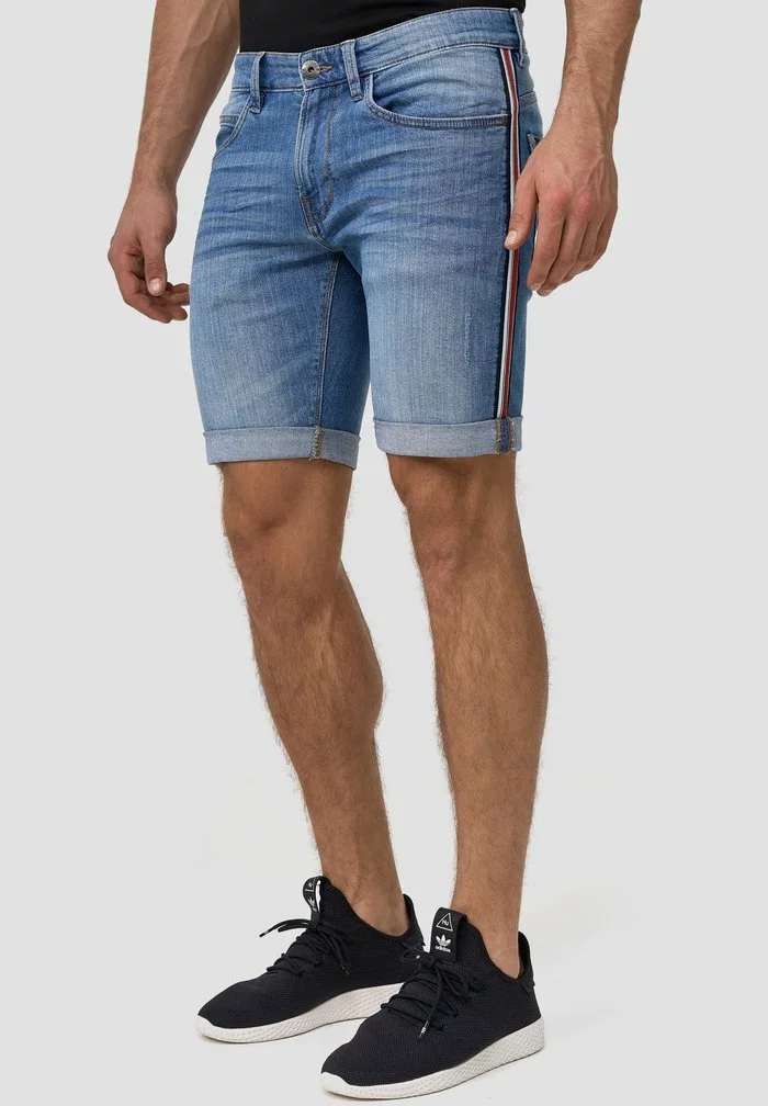 INDICODE JEANS Short En Jean - Blue Wash 1 INDICODE JEANS Short En Jean - Blue Wash
