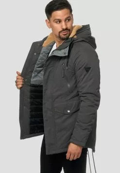 INDICODE JEANS Parka - Gray 10 INDICODE JEANS Parka - Gray -INDICODE JEANS Boutique 2ec69c1c5b5b49acafa2afb2e299478d