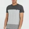 INDICODE JEANS IDREMMOND - T-shirt Basique - Light Grey Mix