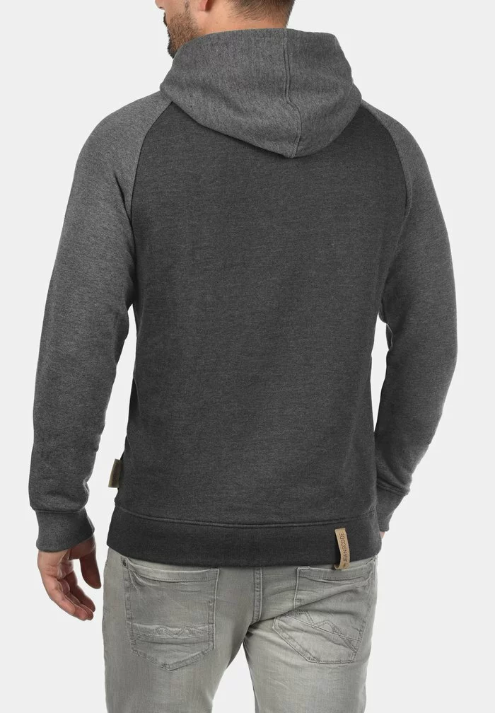 INDICODE JEANS IDELLIOT - Sweat à Capuche - Charcoal 2 INDICODE JEANS IDELLIOT - Sweat à Capuche - Charcoal â Image 2