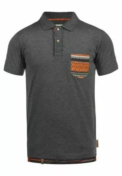 INDICODE JEANS IDALASTAIR - Polo - Grey -INDICODE JEANS Boutique 2fa3a58b6d894afab75816d467f304c1