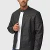INDICODE JEANS MANUEL - Veste En Similicuir - Black