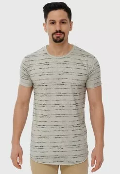 INDICODE JEANS T-shirt Imprimé - Willow Grey