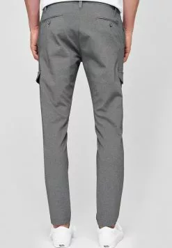 INDICODE JEANS SUPER STRETCH ECKHART - Pantalon Cargo - Grey Mix -INDICODE JEANS Boutique 31090490c9a84f349c3a2e2d959b30c6