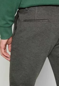 INDICODE JEANS EBERLEIN WITH ROLLED UP - Pantalon Classique - Charcoal Mix -INDICODE JEANS Boutique 314f00a5eb62497699696bd460ef3619