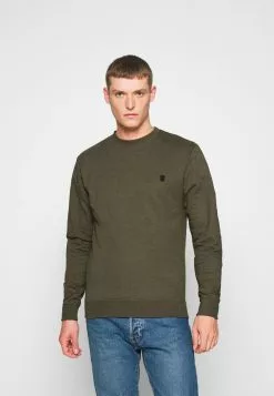 INDICODE JEANS EBACH 2 PACK - Sweatshirt - Charco/army -INDICODE JEANS Boutique 31ccd7afe5a54ce1ac63c2536afd84ce