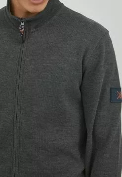 INDICODE JEANS IDARCELIO - Gilet - Charcoal Mix -INDICODE JEANS Boutique 31d341f5441d4f6296a0890f54a9322a