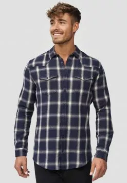 INDICODE JEANS ALTIN - Chemise - Navy