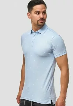 INDICODE JEANS Polo - Light Blue -INDICODE JEANS Boutique 324a08b9cc4b4af6a0487635dc7237b2